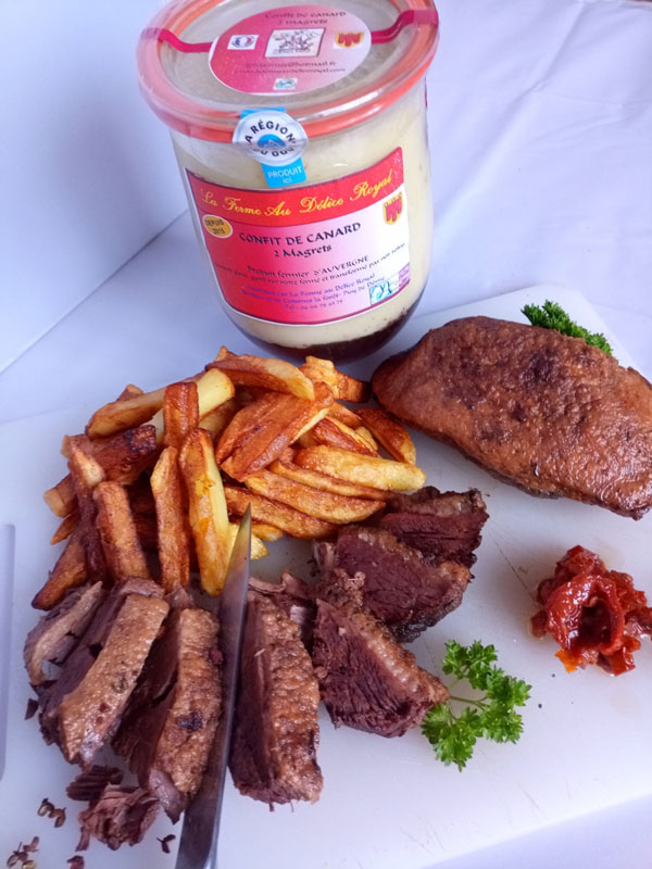 Achat confit de canard Auvergne